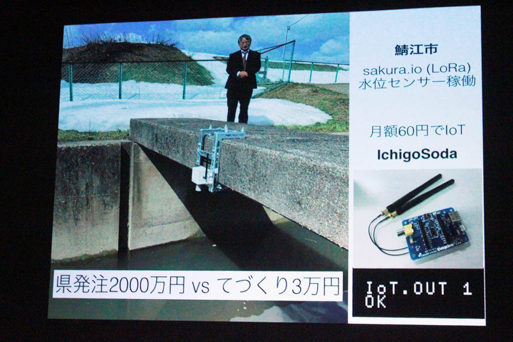 鯖江市水位センサー